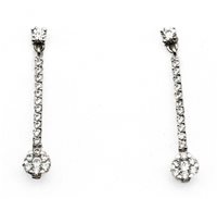 Boucles d'oreilles Gioielleria Dossena  Femme in Or blanc Zircone OROR-180-253 - OROR-180-253